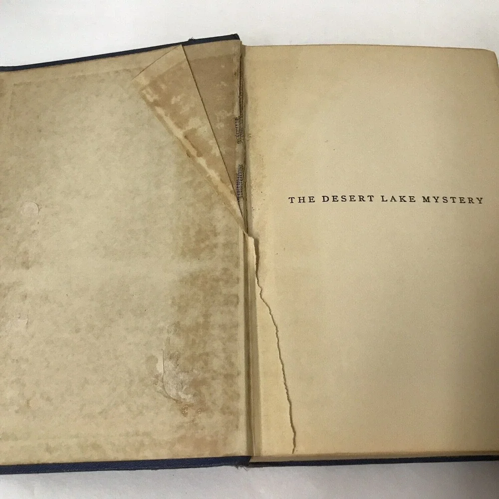 The Desert Lake‎ Mystery by Kay Cleaver Strahan Vintage 1936 Hardcover